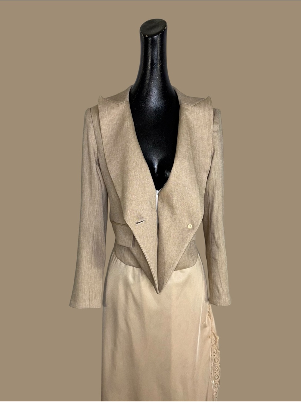 Veronica Beard Hosanna Linen-Blend Dickey Jacket - Picture 8 of 16